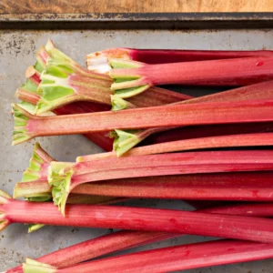 50 Rhubarb Seeds for Planting, Heirloom Non GMO Seeds, High Germination Rate, easy to Plant