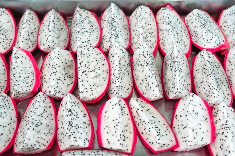 White Dragon Fruit Plant Live, 3 Gallon Pot, Pitaya Plant Live Dragon Fruit Plant, 2 to 3 Feet Tall, Dragon Fruit Live Plant, Sweet Fruit Plant for Gardening, Dragon Fruit Plant Tree