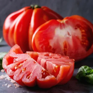 100 Heirloom Tomato Seeds for Planting Outdoors, Garden Vegetable Seeds - Beefsteak Tomato