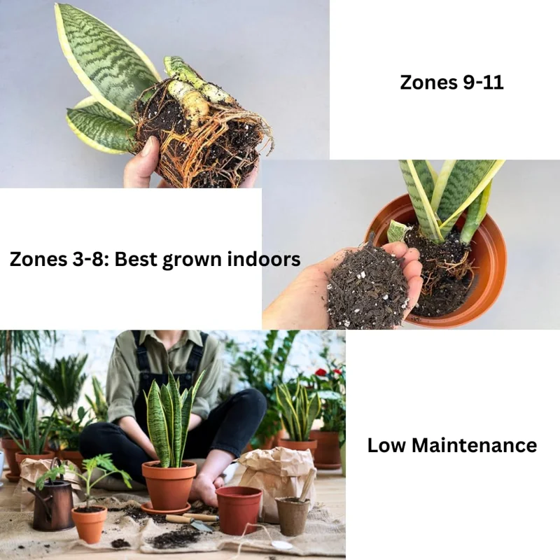 Black Hahnii Snake Live Plant for Houseplant Decor, Ornamental Snake Plant Live, No Pot, Fast Growing, Sansevieria trifasciata