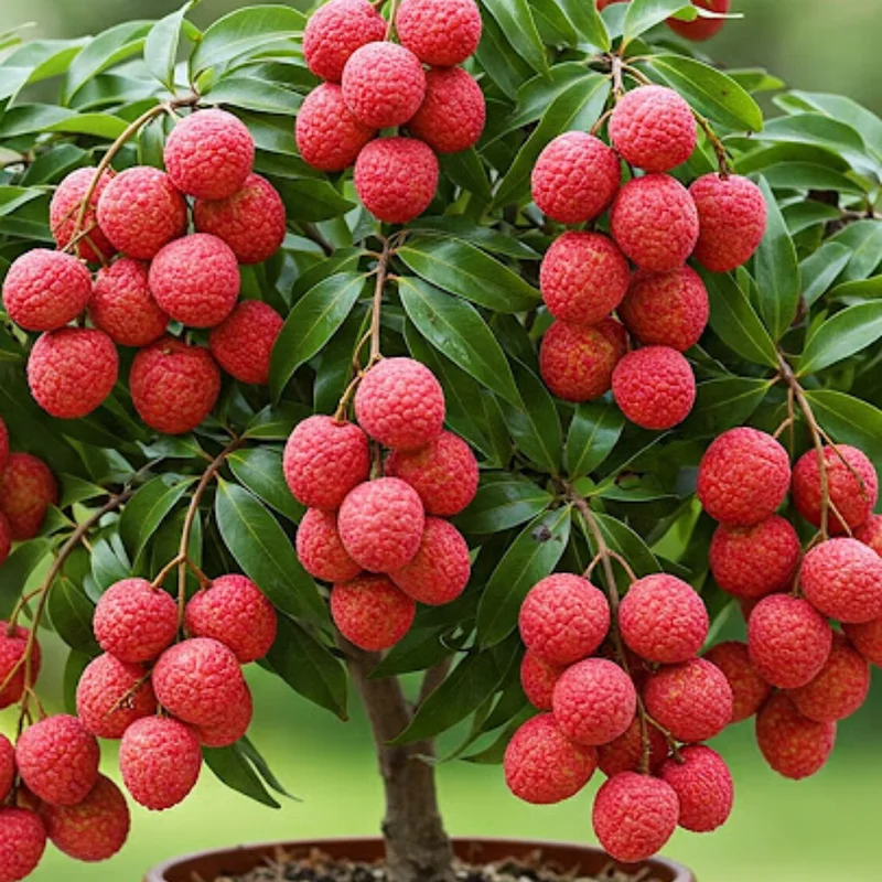 Lychee Tree Live Plant 3 Gallon Pot Sweetheart Lychee Tree