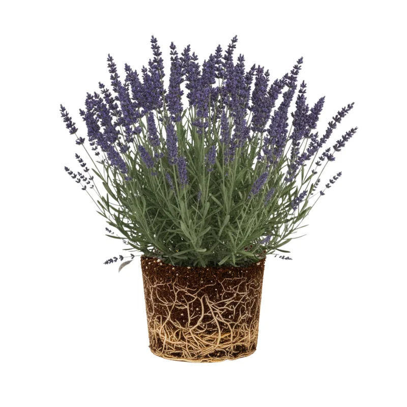 Live Lavender Plant 4'' Pot, Fragrant Herb, Well Rooted Flowering Bushes